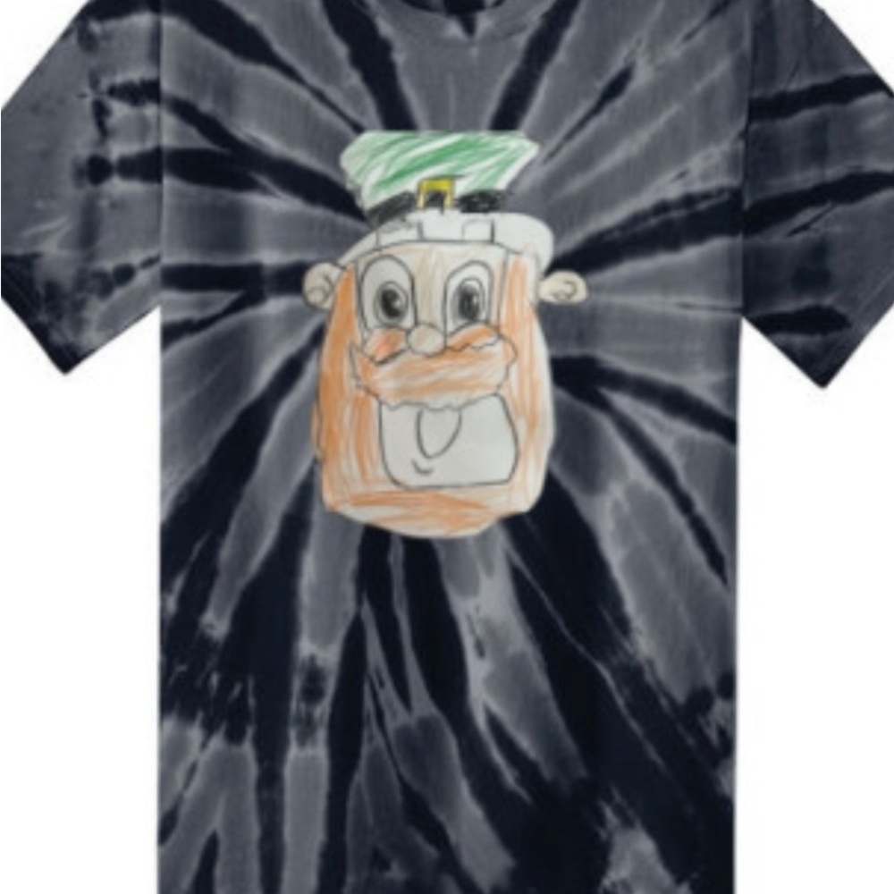 Tie-Dye Leprechaun Graphic T-Shirt